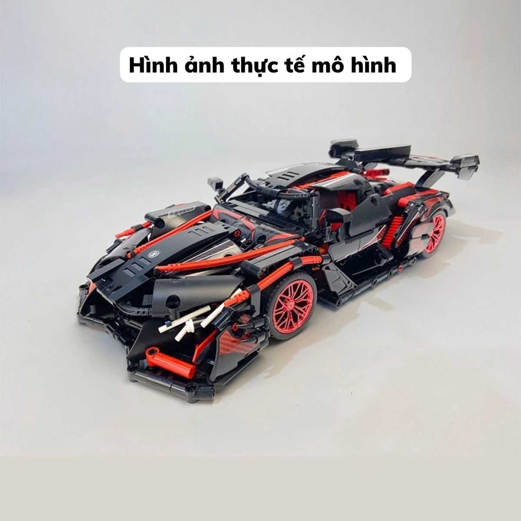 Mô hình lắp ráp siêu xe technic Moyu Apolo IE Gumpert Red SKU MY 88301 tỷ lệ 1:14 1391 chi tiết mảnh ghép