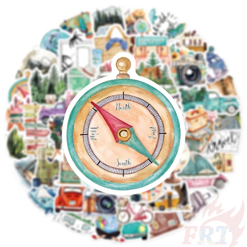 ❉ Sticker Dán Trang Trí Kích Thước Series 02 Chất Lượng Cao ❉ Bộ 50 Sticker Chống Thấm Nước Họa Tiết Doodle Hợp Thời Trang