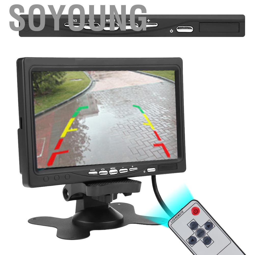 Soyoung HD 7" Inch Car Rear View Reversing Backup  Color LCD TFT Screen