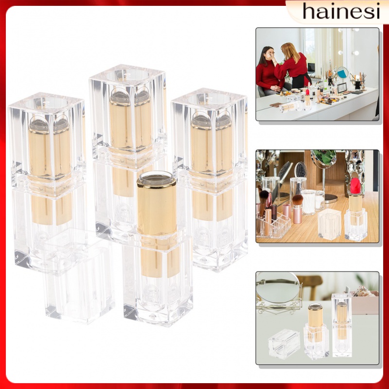 Set 4 Ống Rỗng Trong Suốt Đựng Mỹ Phẩm Du Lịch Tiện Lợi