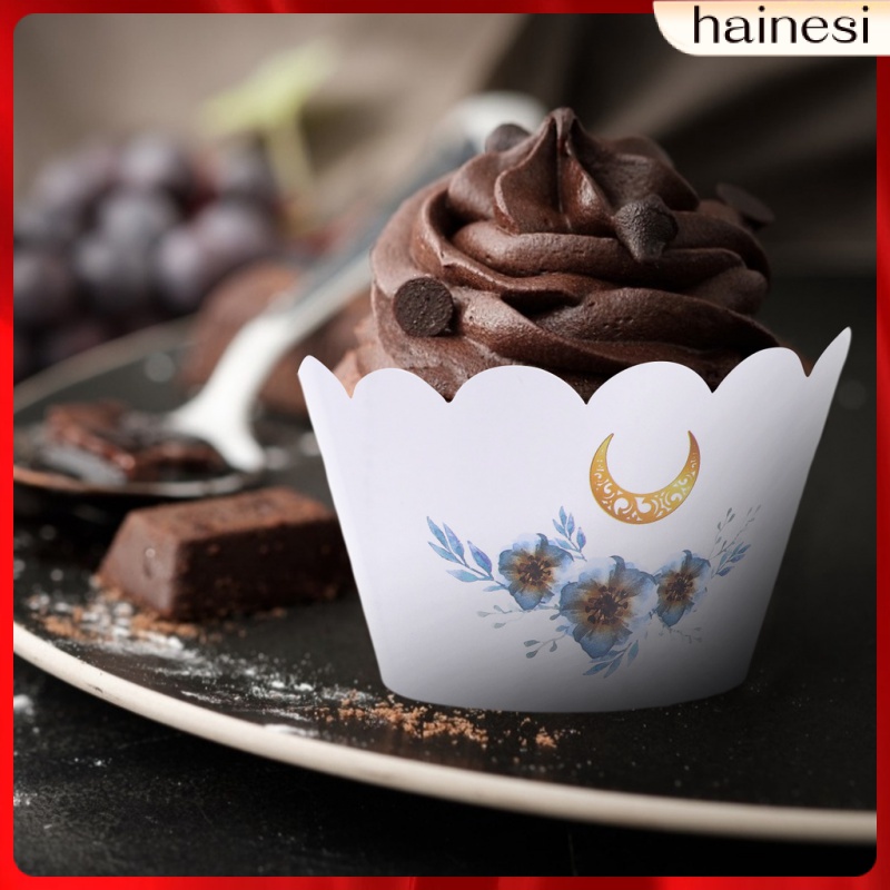 Set 24 Thẻ Gỗ Cắm Trang Trí Bánh Kem