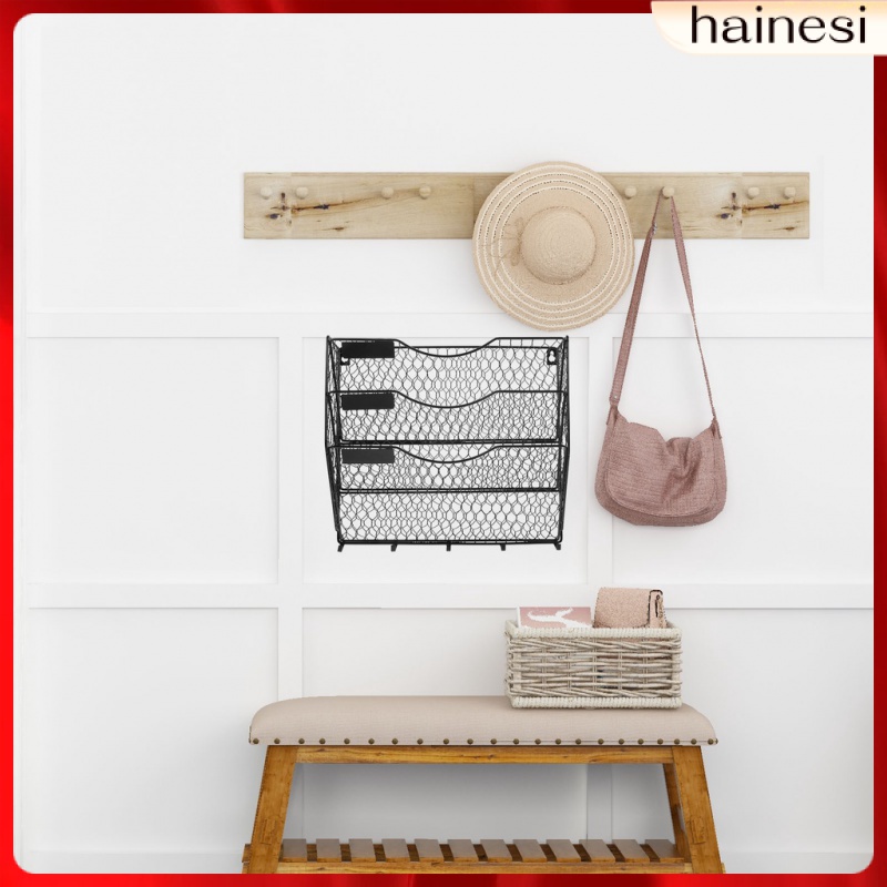 Giá Đỡ Trưng Bày Tạp Chí / Chìa Khóa Màu Đen Có Móc Treo Tường S