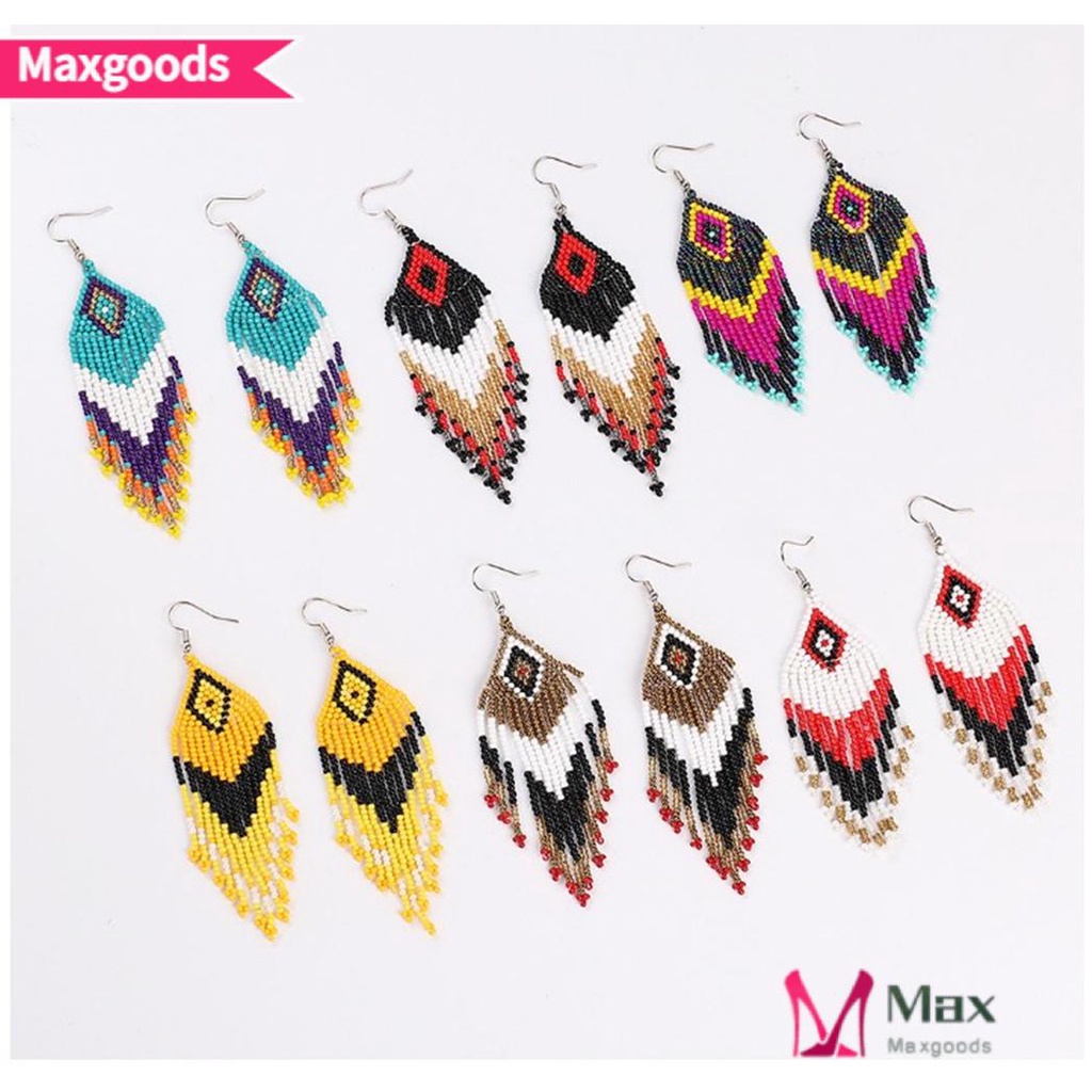 Bông Tai Tua Rua Handmade Phong Cách Bohemian Thời Trang Cho Nữ