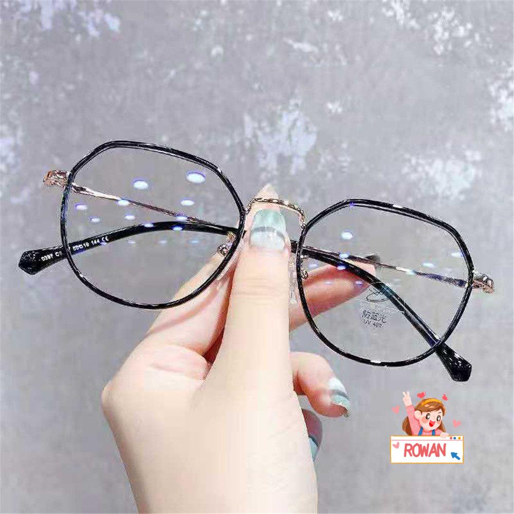 Mắt Kính Gọng Siêu Nhẹ Chống Ánh Sáng Xanh Kiểu Dáng Vintage Dễ Thương Xinh Xắn