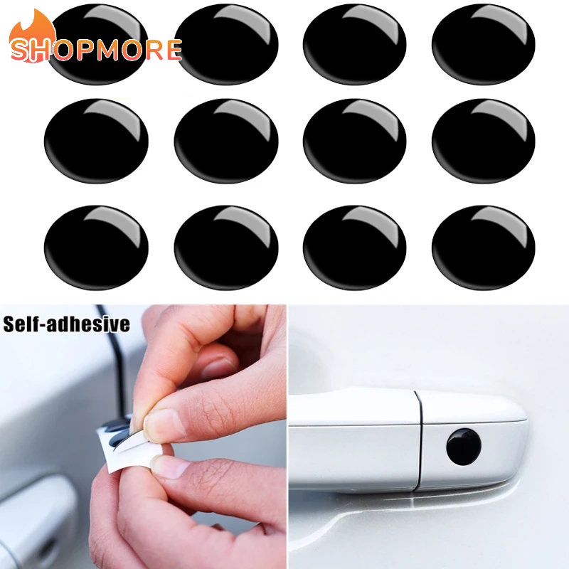 Bộ 1 / 4 Miếng Dán Bảo Vệ Khóa Cửa Xe Hơi Chống Thấm Nước Tiện Dụng