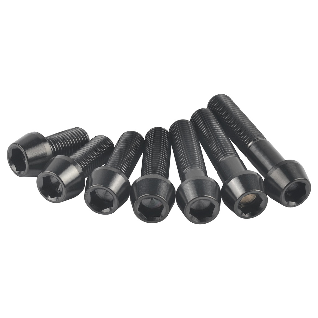 Bu Lông Ốc Vít Titan M10x20-100mm 1.25 Màu Đen Cho Xe Mô Tô