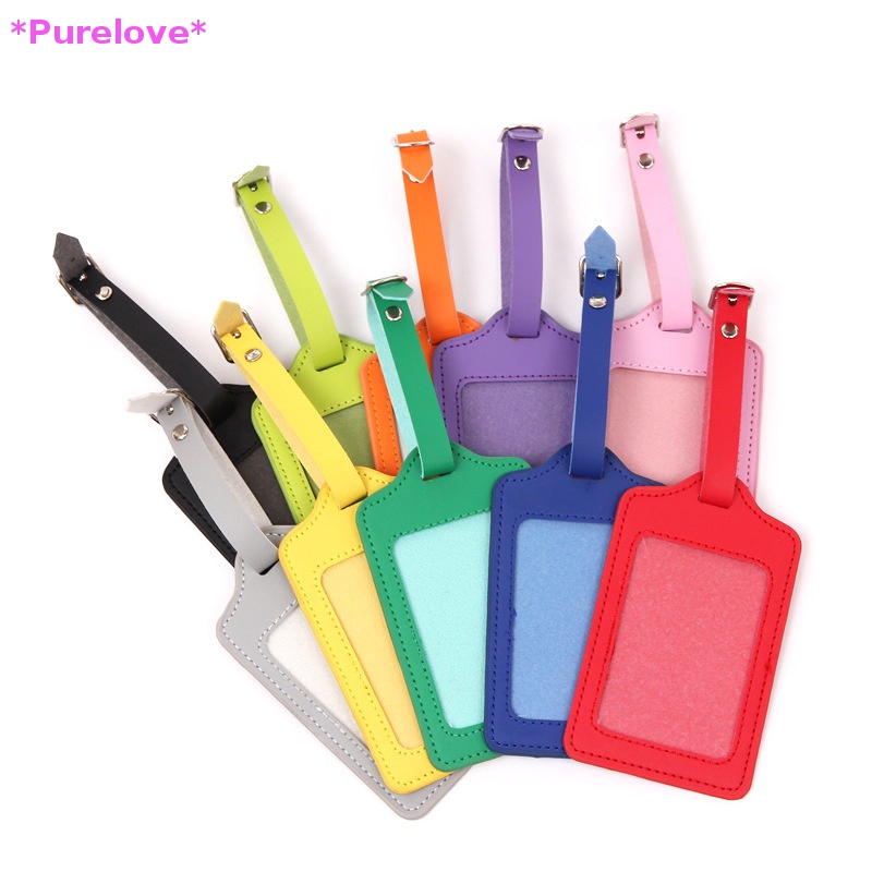 Thẻ Đeo Hành Lý Bằng Da Pu Tiện Dụng Khi Đi Du Lịch Mới