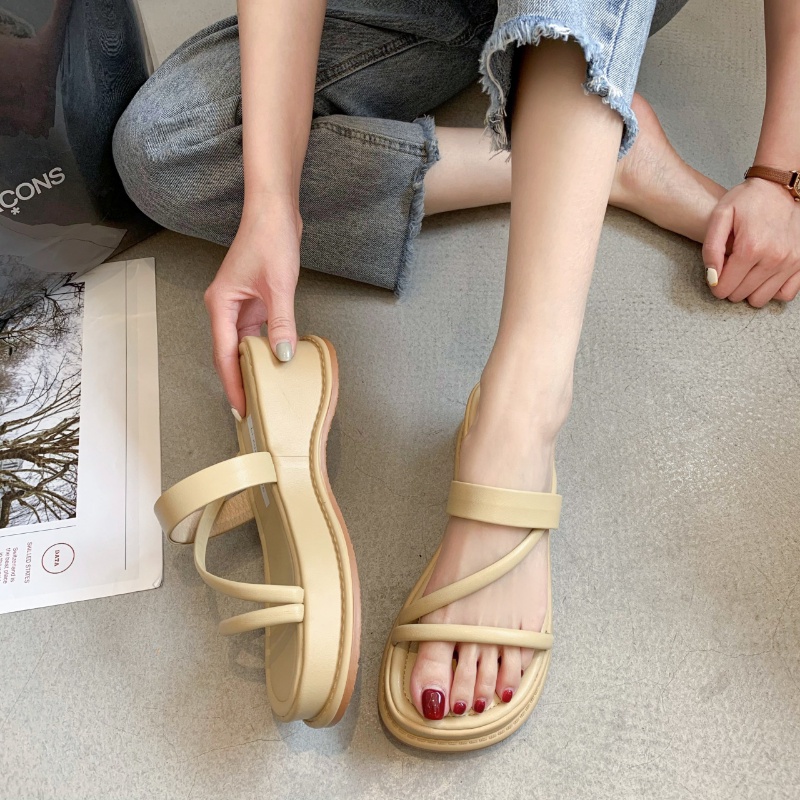 Dép Đế Xuồng Cao Quai Chéo Thời Trang Mùa Hè Dành Cho Nữ 02584