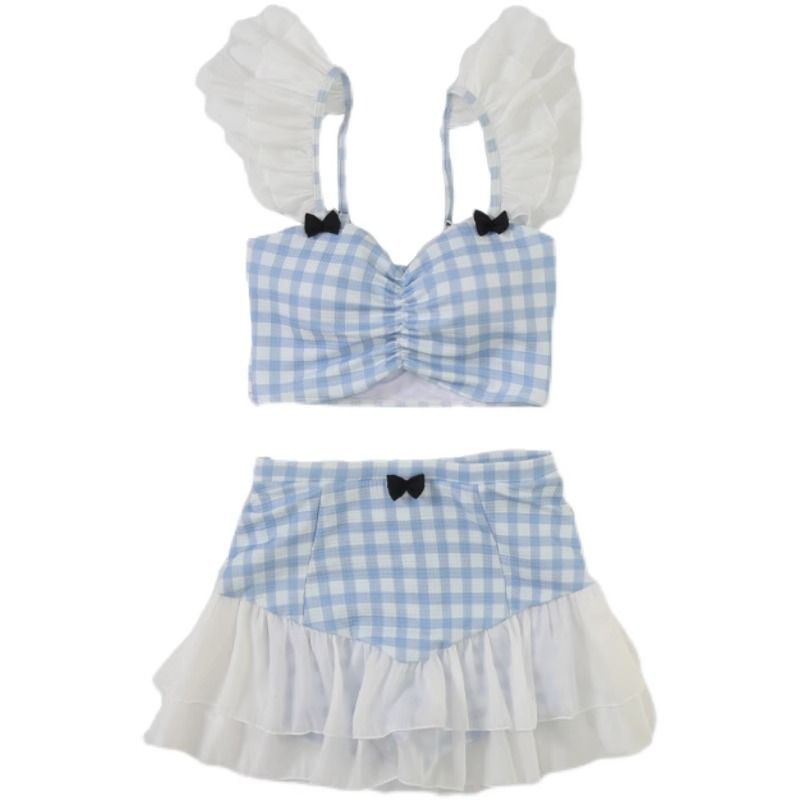 Shuizijiao Bộ Đồ Bơi Che Bụng Kín Đáo Ôm Dáng Phong Cách Mới 2023 Kích Thước Béo mm