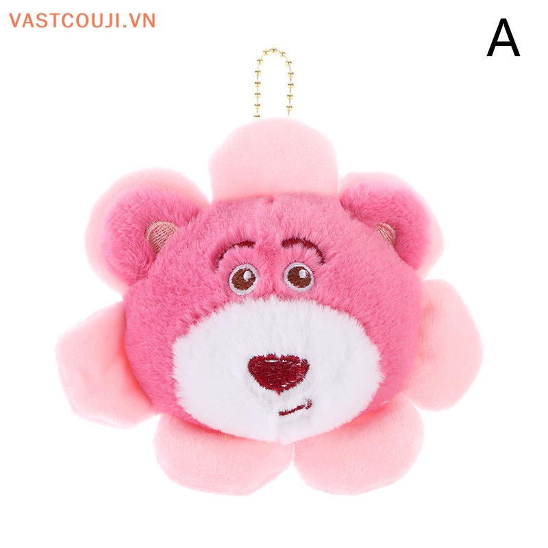 Móc Khóa Hình Đồ chơi nhồi bông Mặt Trời / Gấu / Vịt Đáng Yêu