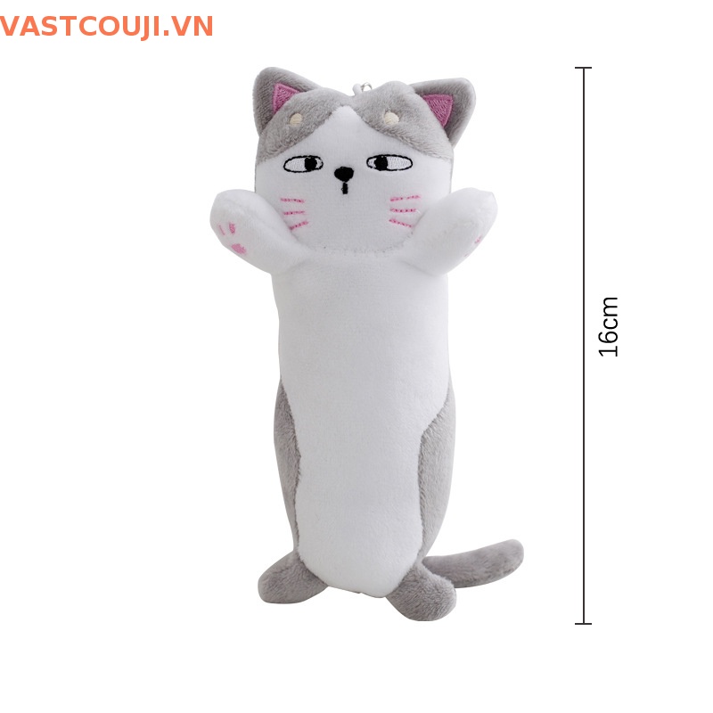 Móc Khóa Hình Mèo Nhồi Bông Đáng Yêu