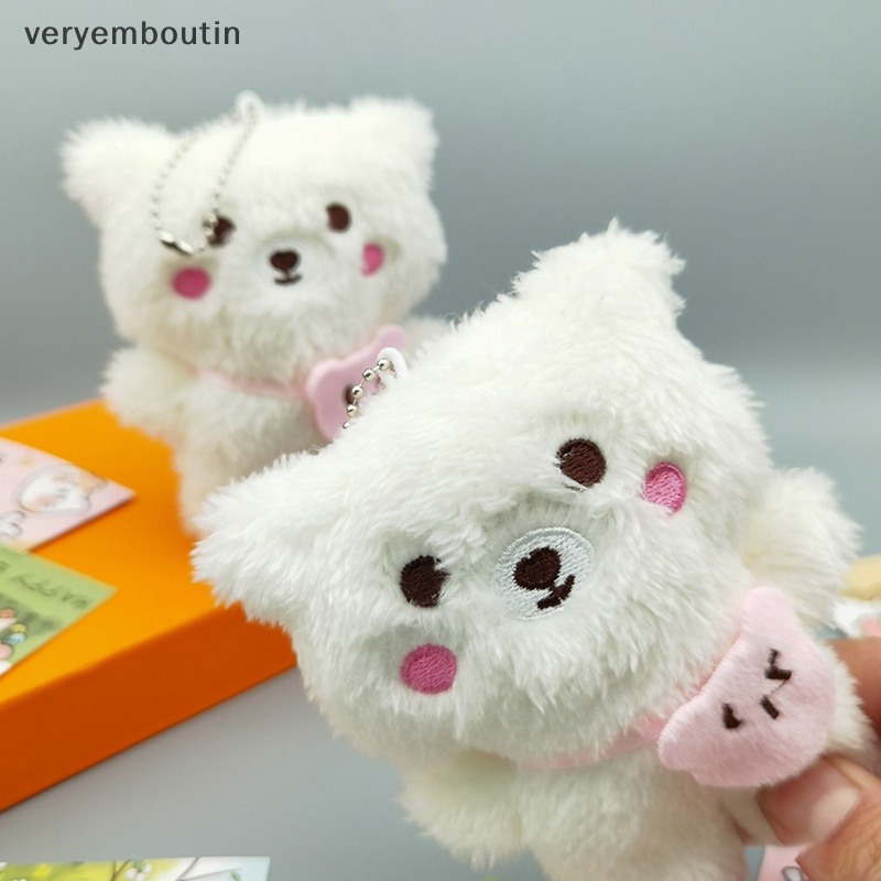 Móc Khóa Hình Chú Gấu Nhồi Bông Nhỏ Nhắn Dễ Thương