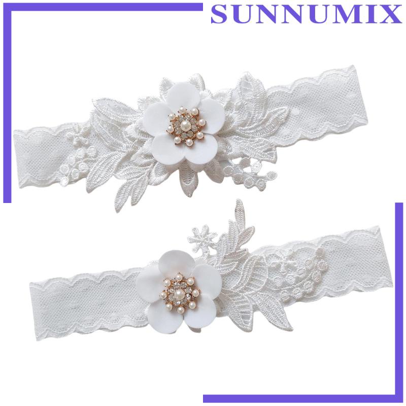 Set 2 Đai Nịt Bít Tất Ren Cho Cô Dâu / Sinh Nhật