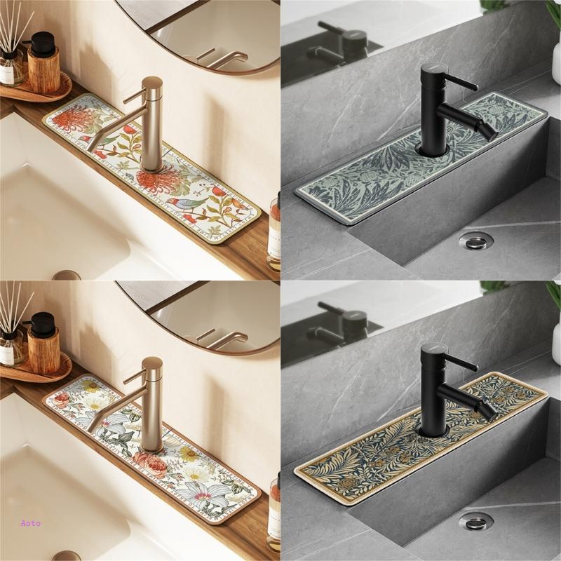 Thảm Lót Bồn Rửa Chống Trượt Thấm Hút Nhanh Khô Trang Trí Nhà Cửa / Văn Phòng / Trường Học