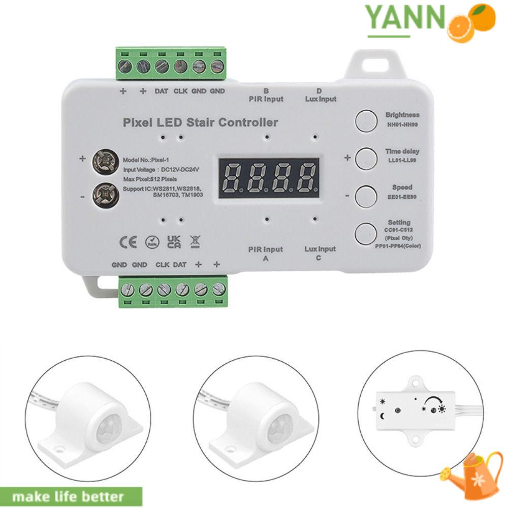 Dây Đèn LED Cảm Biến Điều Chỉnh Độ Sáng Cầu Thang DC12V 24V 1