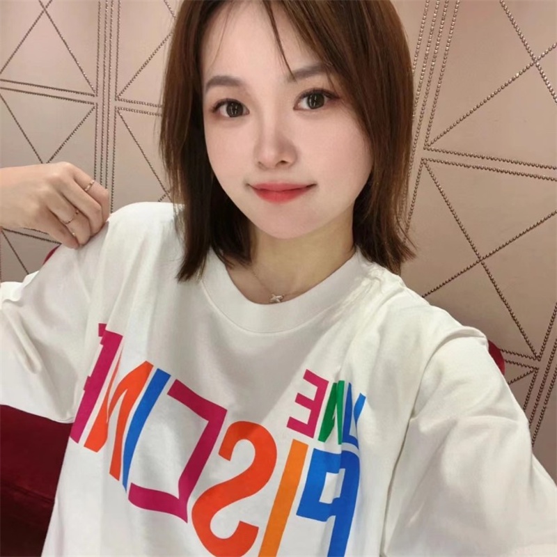 Áo Thun Tay Ngắn Cổ Tròn In Chữ G-U88C-C 88- Thời Trang Đường Phố