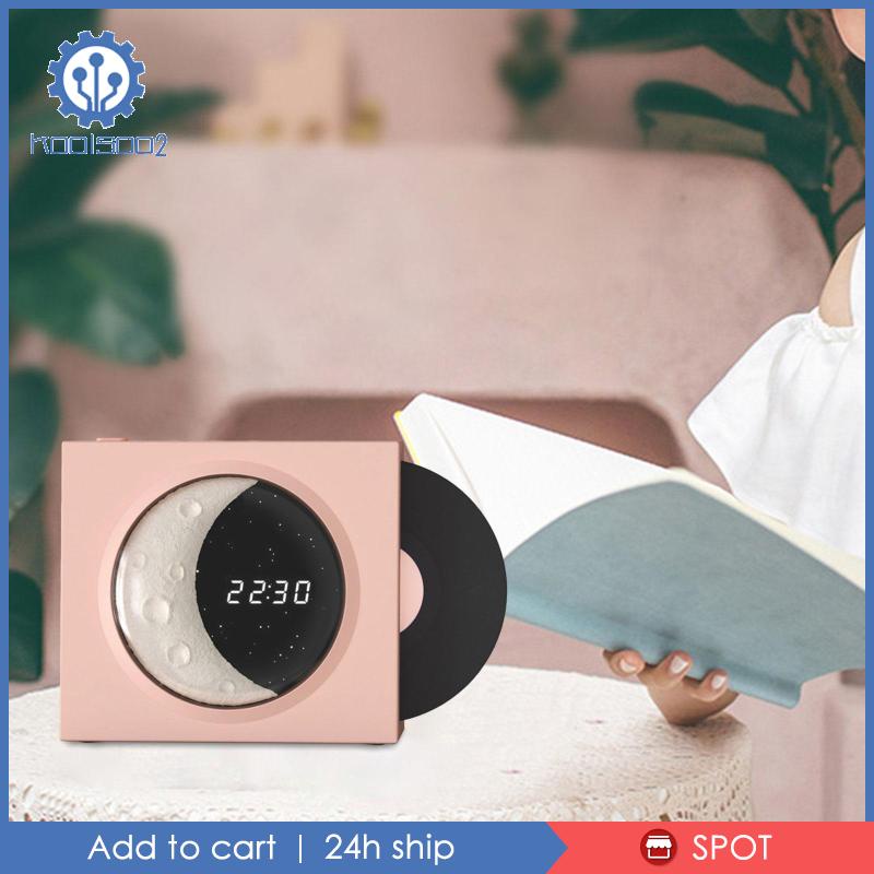Loa Bluetooth Vinyl Koolsoo2 Kèm Đồng Hồ Cho Gia Đình / Văn Phòng / Tiệc Tùng