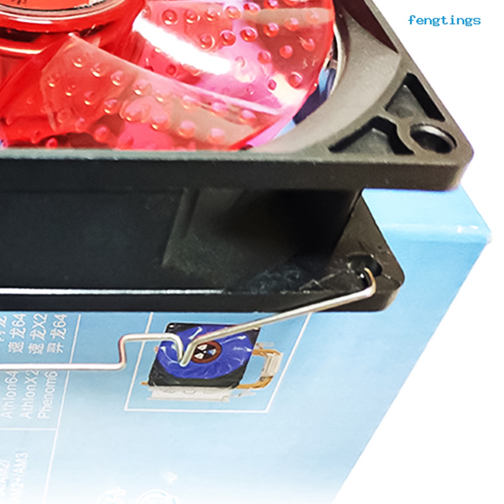 1 Cặp Quạt Làm Mát CPU Trọng Lượng Nhẹ Có Kẹp Cứng Chắc Chắn Dễ Lắp Đặt