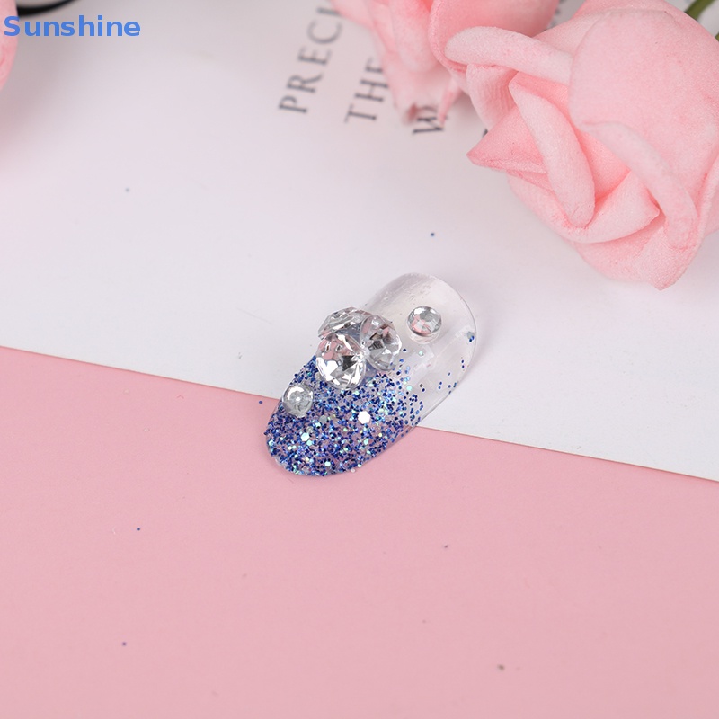 Bộ Móng Tay Giả Đính Đá 3D Tự Làm Toàn Diện Cho Cô Dâu