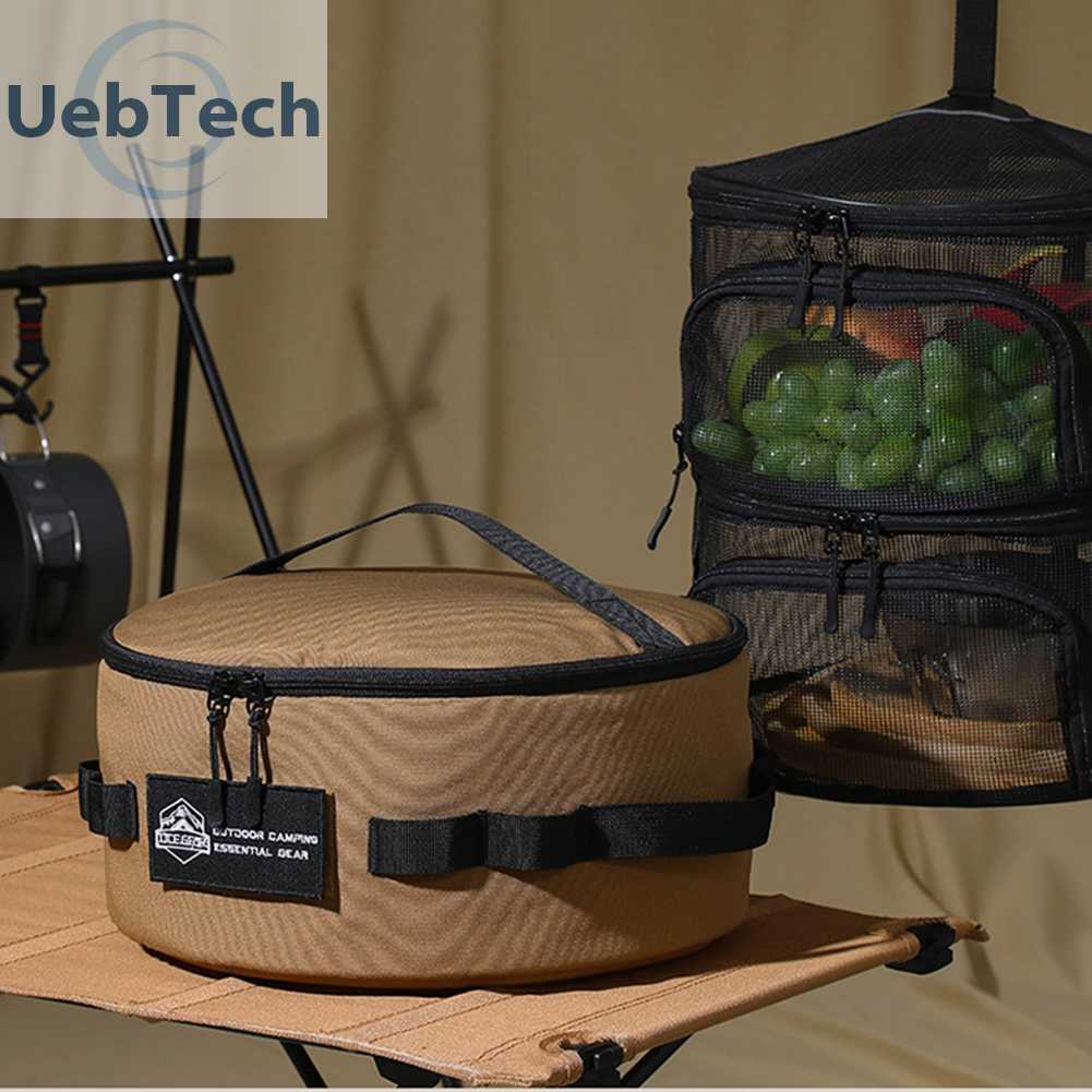 Túi Đựng Dụng Cụ Nấu Ăn Cắm Trại Chống Rơi Vỡ Giá Đỡ