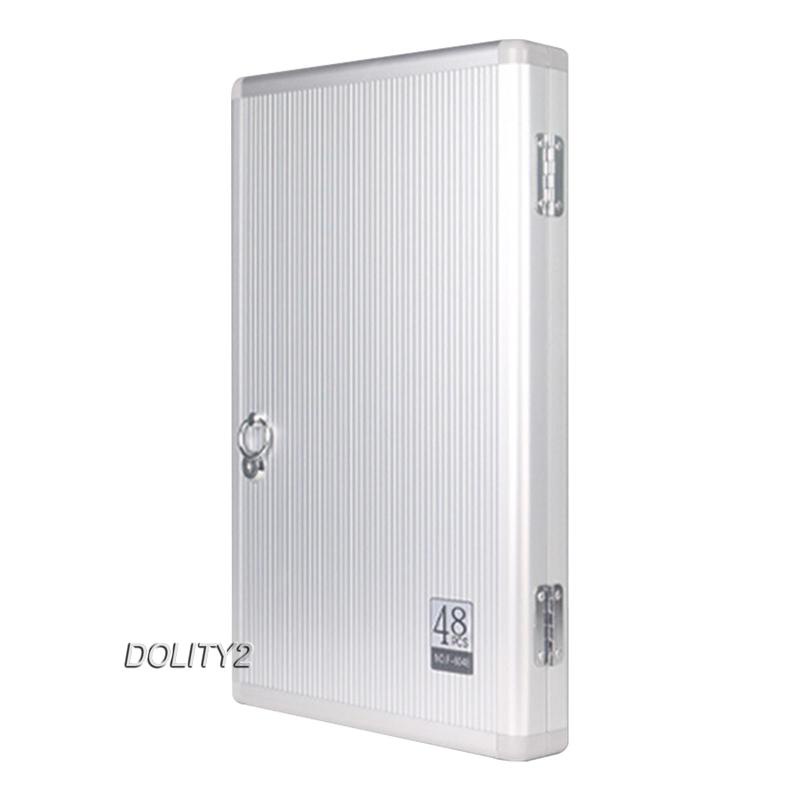 Tủ Đựng Chìa Khóa 48 Nút Bằng Kim Loại Gắn Tường Tiện Dụng Cho Văn Phòng / Nhà Kho