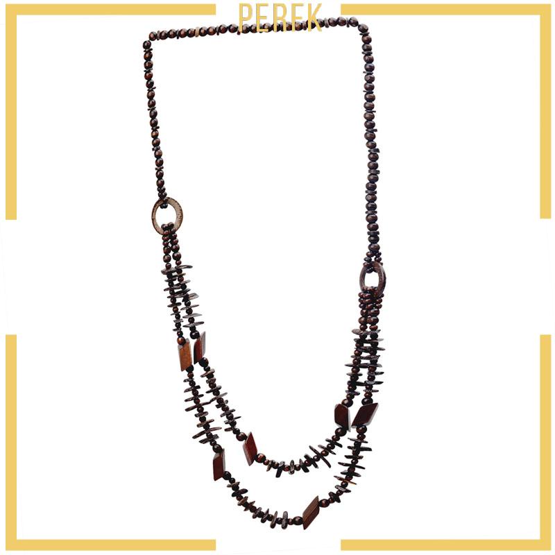 Vòng cổ Bohemia Mặt Vỏ Dừa Phong Cách Retro