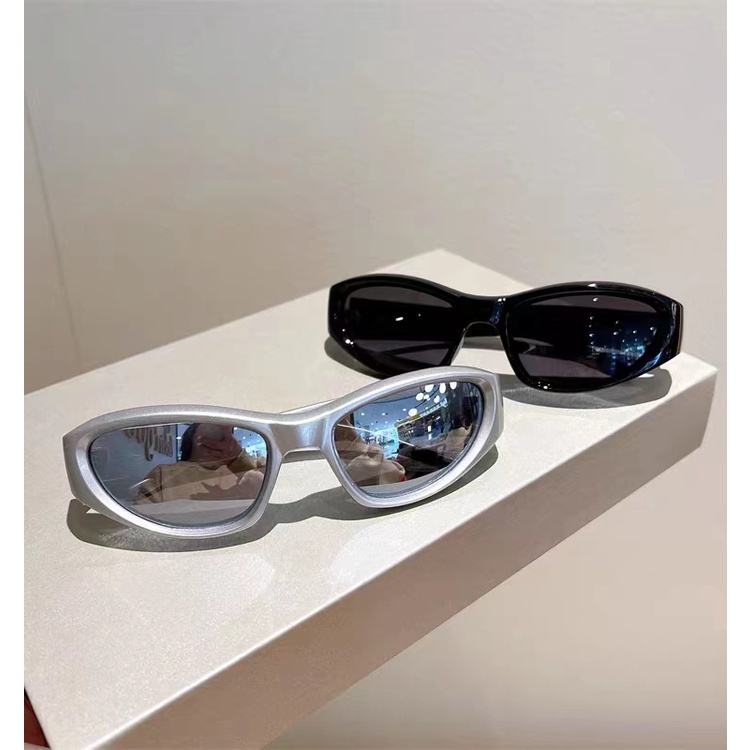 Kính Mát Tròng Năm Cánh Phong Cách Punk Hip Hop Y2K Cho Nam Nữ