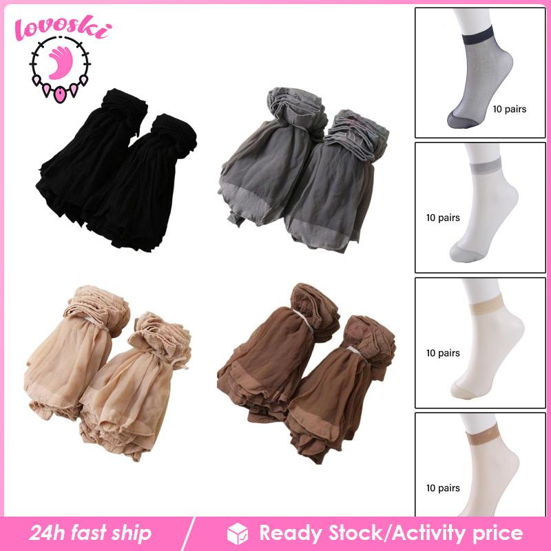 [Lovoski] Vớ Ngắn Tới Mắt Cá Chân Mỏng Thoải Mái Cho Nữ Và Phụ Nữ