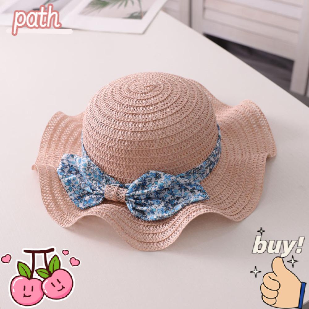 Nón Cối Rộng Vành Chống Tia UV Thời Trang Mùa Hè Cho Bé Gái 2-5 Tuổi