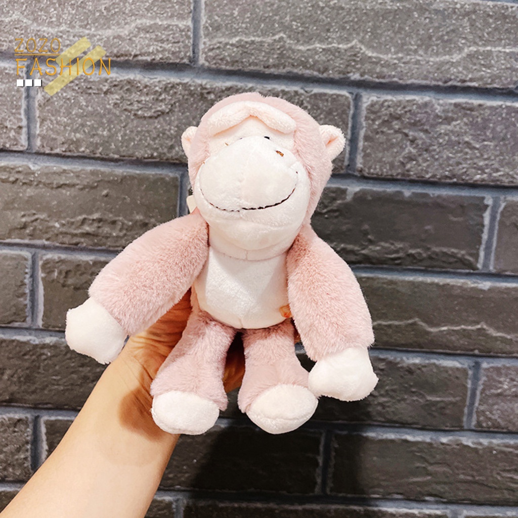 Móc Khóa Hình Khỉ Nhồi Bông Dễ Thương