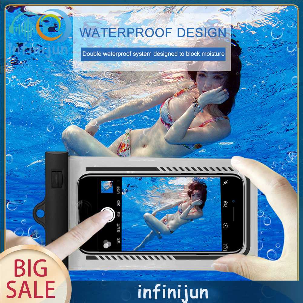 Túi Đựng Điện Thoại TPU Chống Nước Cảm Ứng Chạm Cho Hoạt Động Thể Thao Ngoài Trời