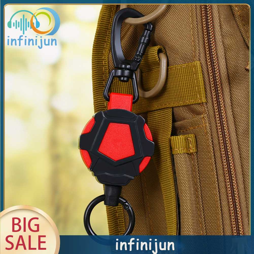 Dây Móc Chìa Khóa Co Giãn Chống Thất Lạc Có Thể Thu Gọn Tiện Dụng Giá Đỡ