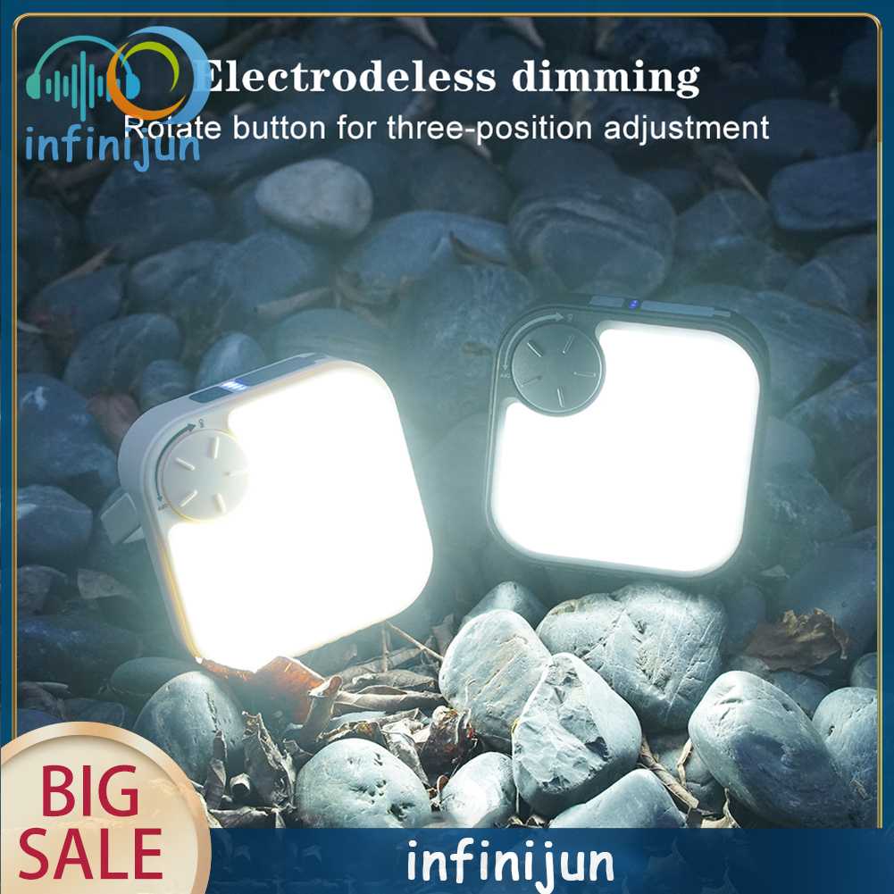 Đèn LED Cắm Trại 3000mAh IP44 Kèm Tay Cầm Tiện Dụng