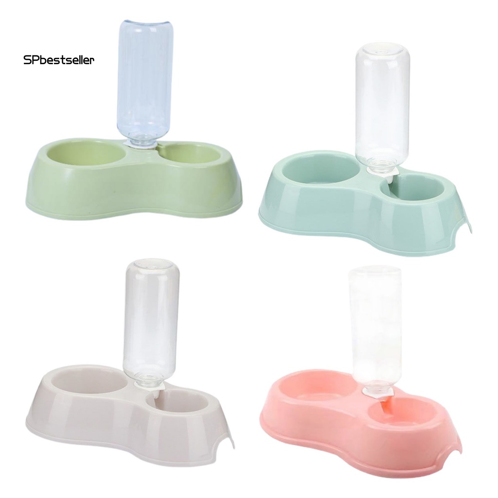 Tô Đựng Thức Ăn Cho Thú Cưng Hai Ngăn Không Trượt Có Thể Tái Sử Dụng