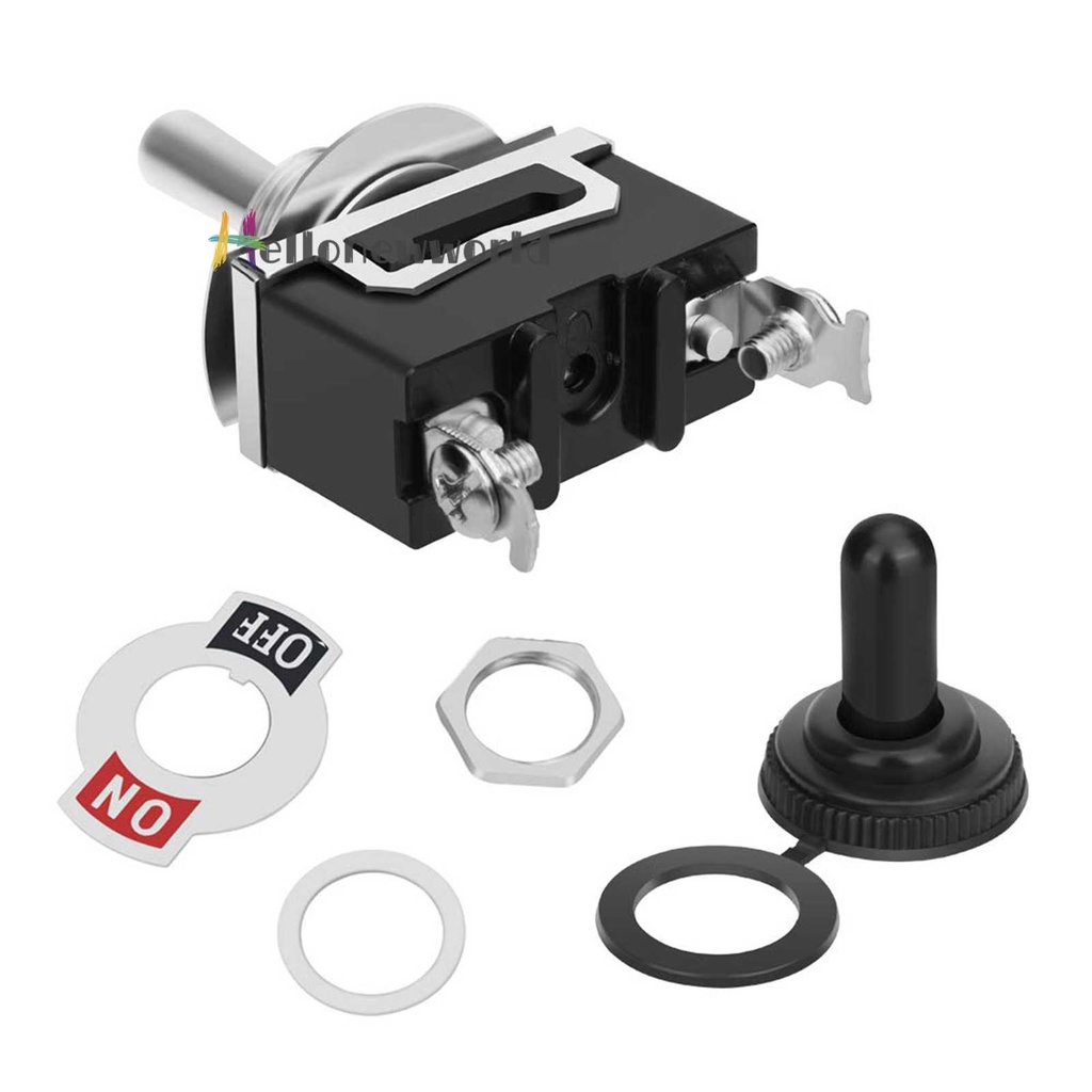 Set 2 Công Tắc Bật / Tắt Nguồn Điện SPST Cho Xe Hơi / Tàu Thuyền