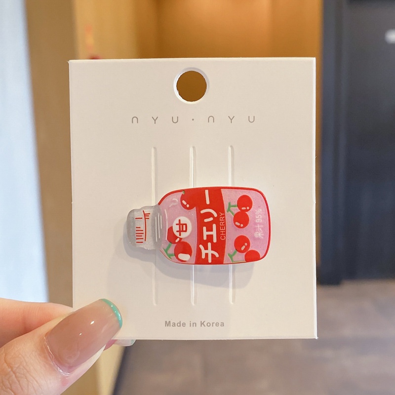 Kẹp Tóc Hình Chai Nước Hoạt Hình Dễ Thương
