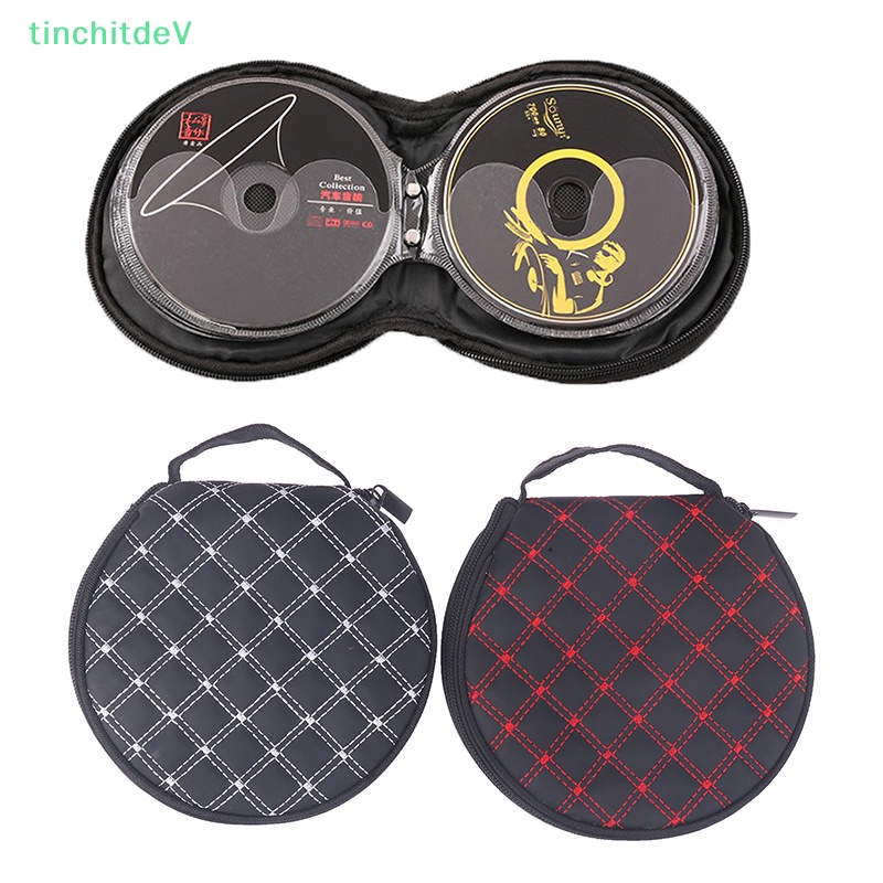 Túi Đựng Đĩa CD / DVD Sức Chứa Lớn 20 Ngăn Bằng Nhựa Cứng Có Khóa Kéo Tiện Dụng Mang Theo Du Lịch / Nhà Cửa