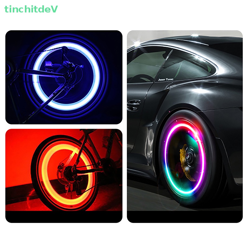 Nắp Van Bánh Xe Hơi Có Đèn LED Độc Đáo