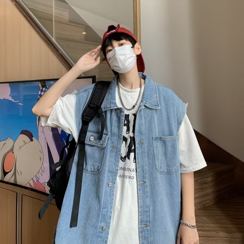 Áo Sơ Mi Tay Ngắn Màu Trơn Đơn Giản Thời Trang Mùa Hè Cho Nam