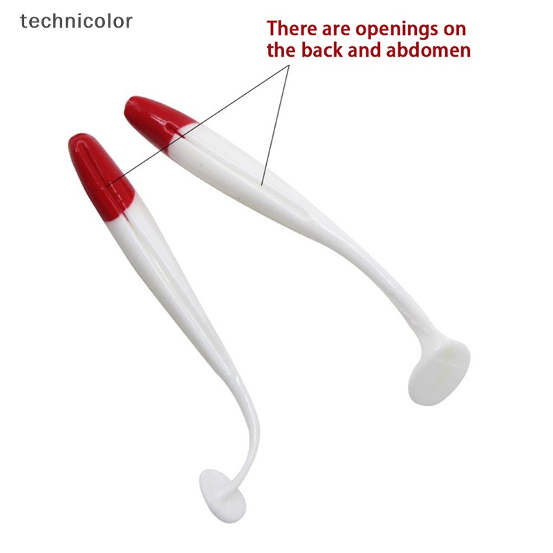 Bộ 5 Mồi Câu Cá Bằng Silicon Mềm Hình Sâu Nhiều Màu Sắc