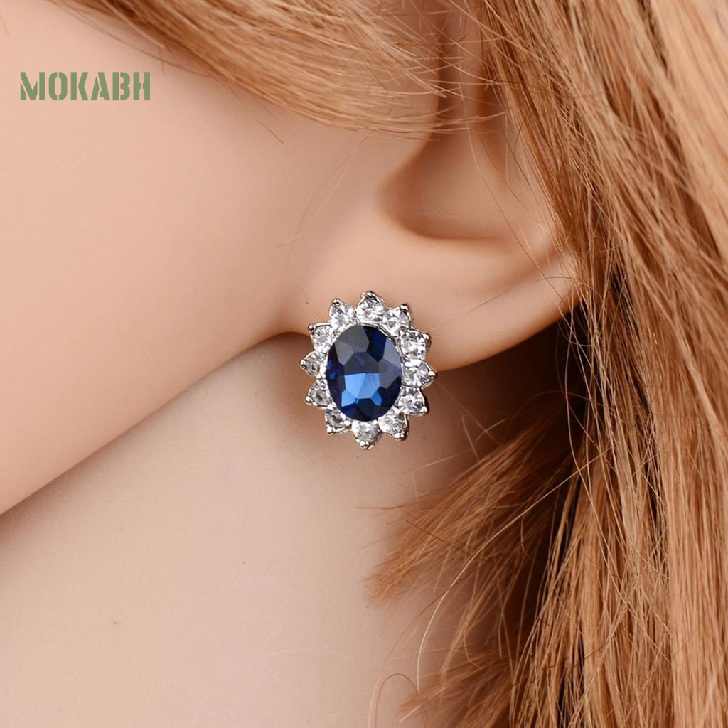 Vòng cổ Đính Đá Sapphire Nhân Tạo Thời Trang Cho Cuộc Sống Hàng Ngày