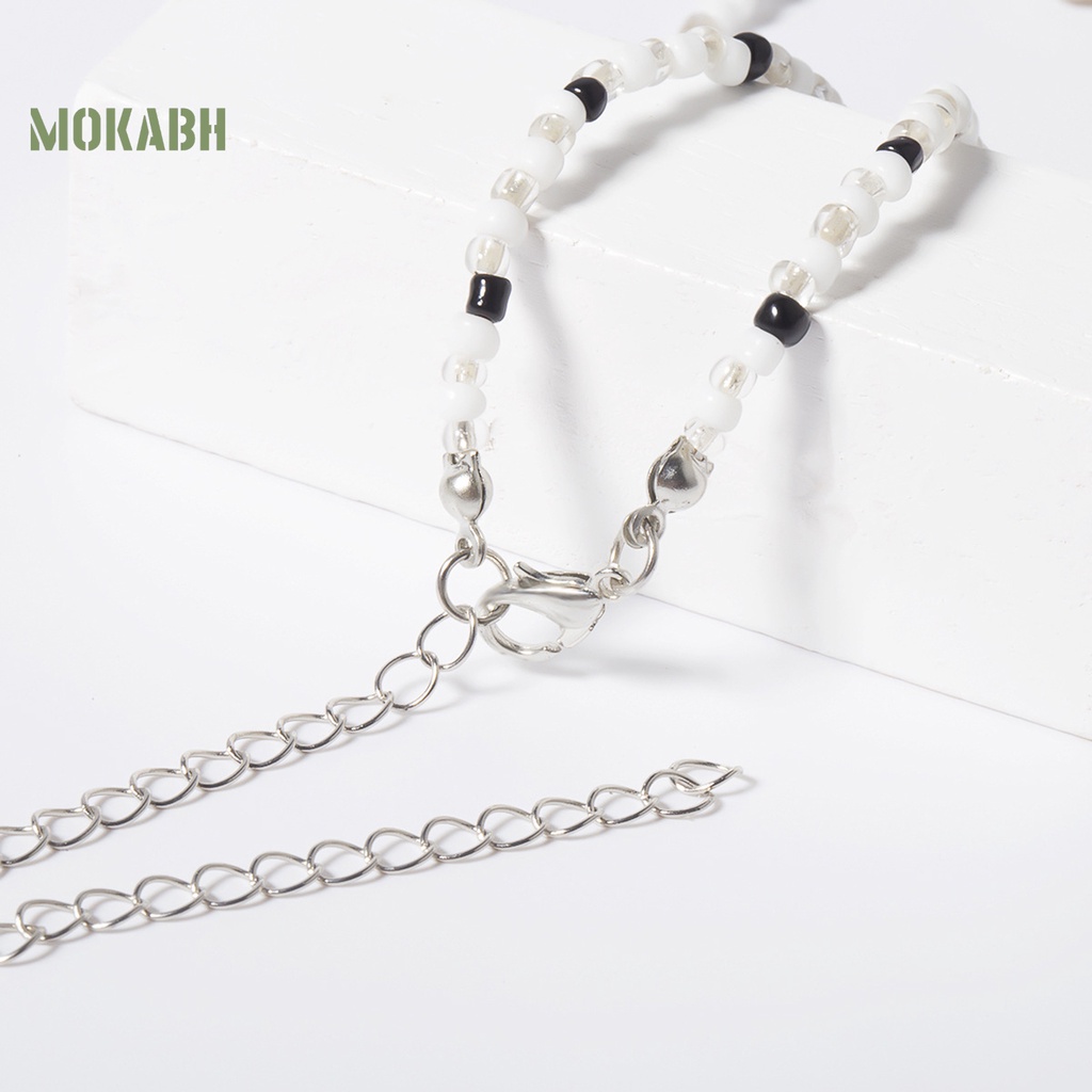 [Mok Abh] 2 Vòng Cổ Choker Hai Lớp Có Thể Điều Chỉnh Kích Thước