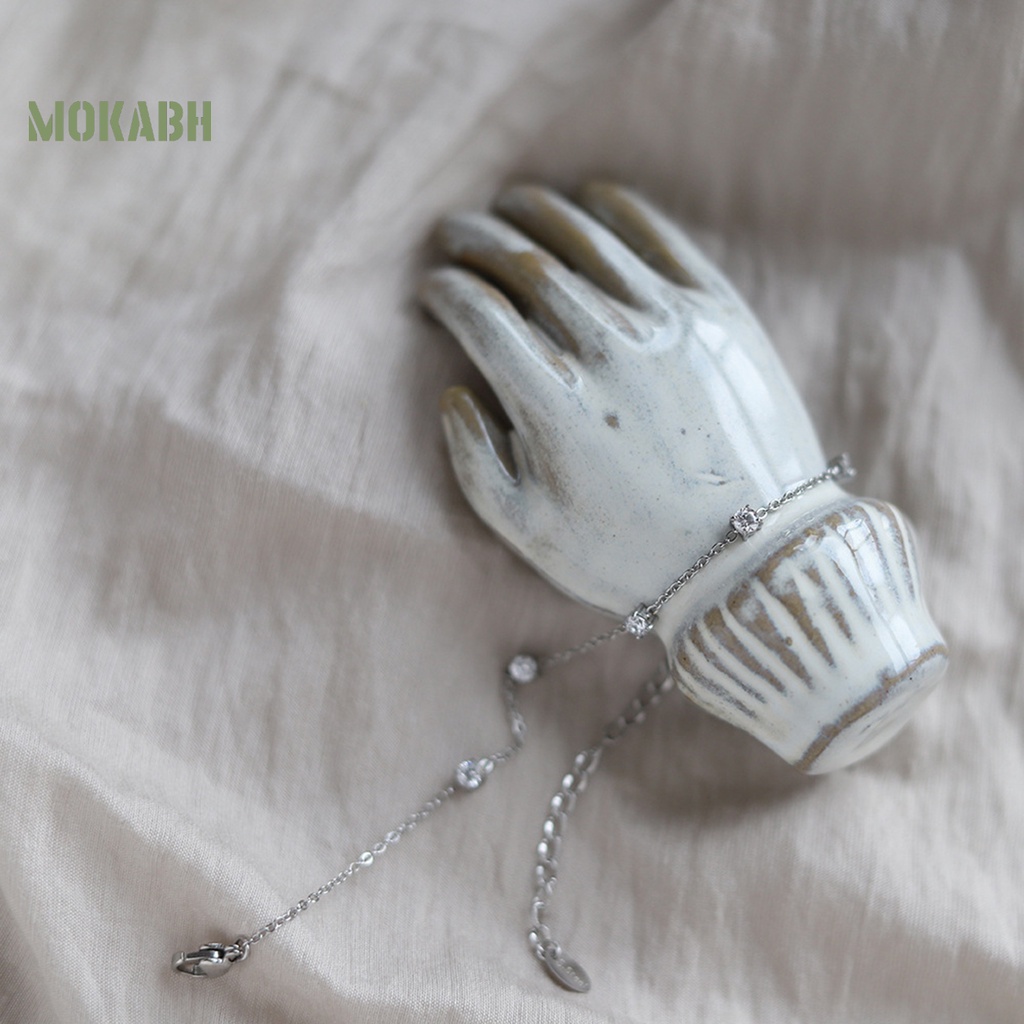 [Mới] Vòng Tay Charm Ngôi Sao Năm Cánh Mạ Điện Nhẹ Trang Trí Sang Trọng Không Gây Dị Ứng Bằng Thép Không Gỉ Thanh Lịch Dành Cho Nữ