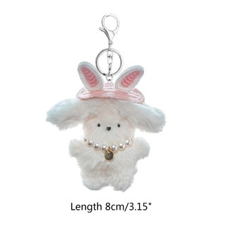 Móc Khóa Thỏ Bông Mini Dễ Thương Cho Cặp Đôi
