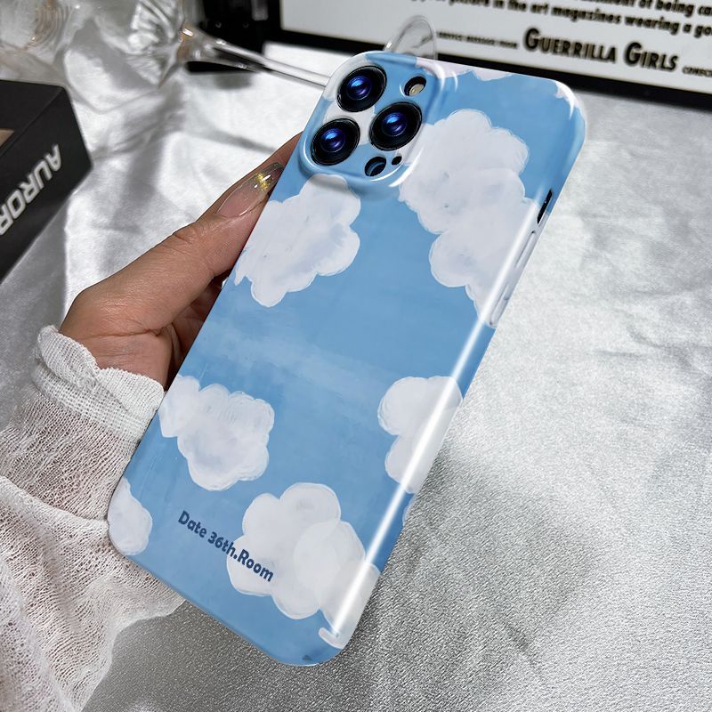 Ốp Điện Thoại Họa Tiết Tranh Sơn Dầu Lấp Lánh Cho Iphone14xr Promax / 13 / 11xs12