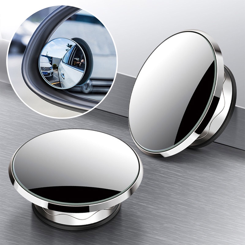 Set 2 Gương Chiếu Hậu 360 Độ Có Giác Hút Chân Không Tiện Lợi Cho Xe Hơi