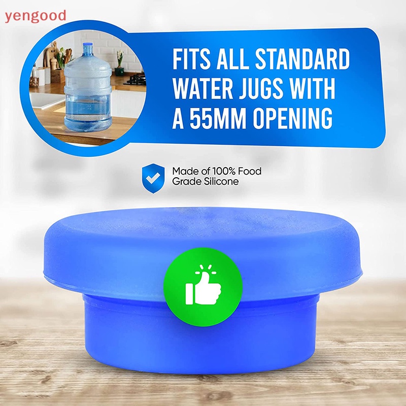 1 Nắp Đậy Bình Nước 5 Gallon Bằng Silicone Chống Văng