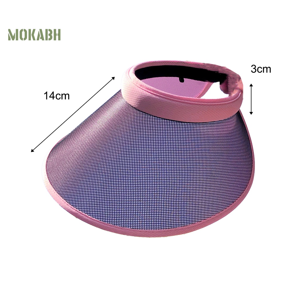 Mũ Lưỡi Trai Nửa Đầu Chống Nắng Mùa Hè Thay Đổi Màu Sắc Cho Nữ