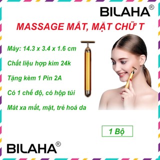 ​Máy massage mặt Energy Beauty Bar, massage mắt cây lăn mặt giúp nâng cơ, giảm thâm quầng, bọng mắt hiệu quả - B0008