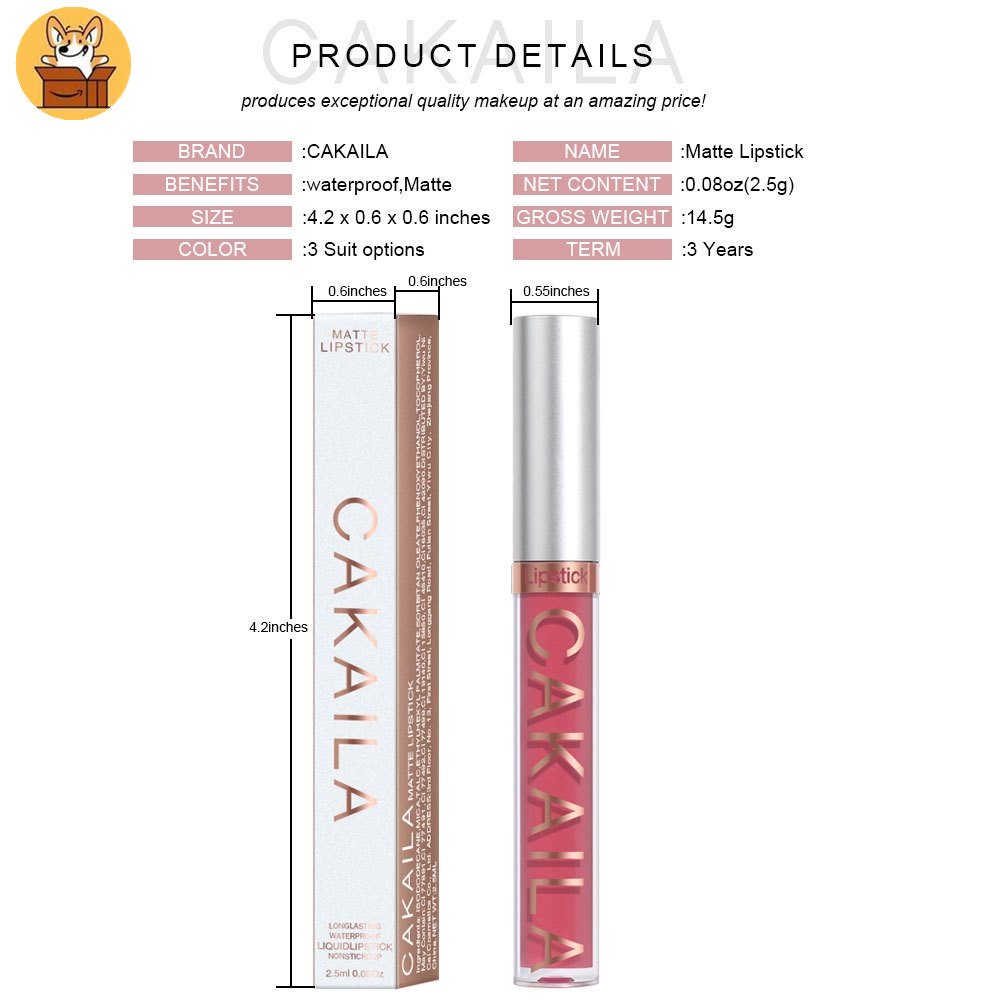 Son Môi Chất Lì Chống Thấm Nước Chống Nhòe Lâu Trôi Không Dễ Phai Màu